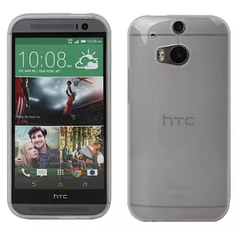 【BIEN】HTC One (M8) 俐落不沾機軟質保護殼 (霧白)