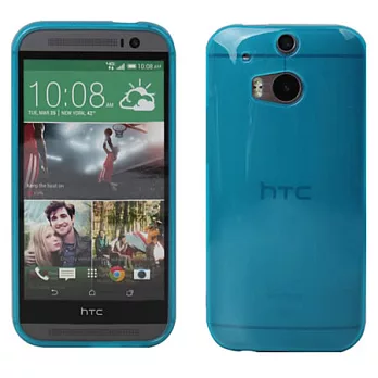 【BIEN】HTC One (M8) 俐落不沾機軟質保護殼 (霧藍)