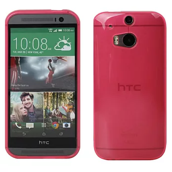 【BIEN】HTC One (M8) 俐落不沾機軟質保護殼 (霧粉紅)