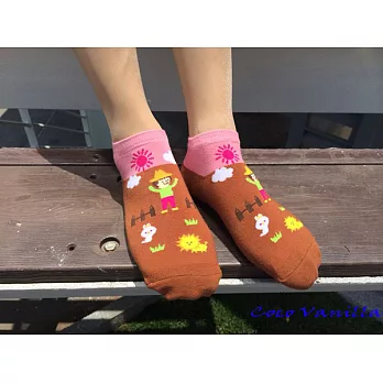 【Coco Vanilla】我的鄉村生活棉質女襪 (一起曬太陽)