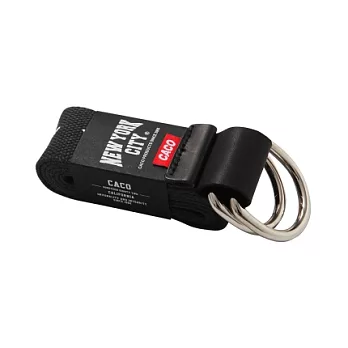 【CACO】星星電繡休閒腰帶黑