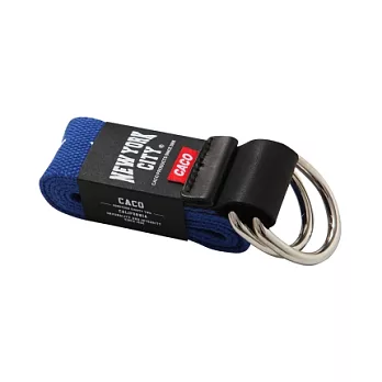 【CACO】星星電繡休閒腰帶寶藍