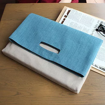 ultrahard 閱讀作家兩用包系列 - 莎岡Francoise Sagan(藍灰)