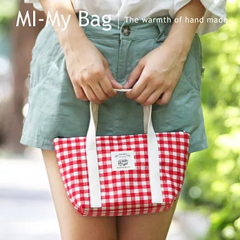 kolykoly微小生活小米提-麵包車(紅格)