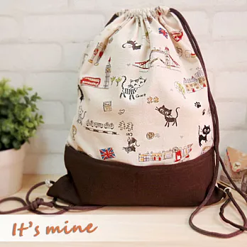 It’s mine 束口後背包系列-葛瑞斯環遊世界-米