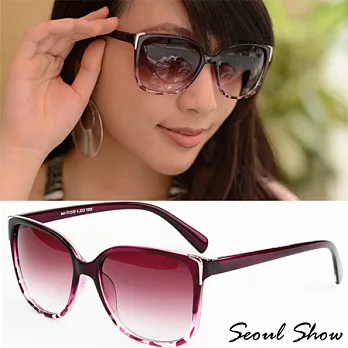 Seoul Show 莫伊莉絲 時尚太陽眼鏡8257紅紫豹紋