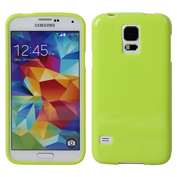 【BIEN】SAMSUNG S5 亮麗全彩軟質保護殼 (粉綠)
