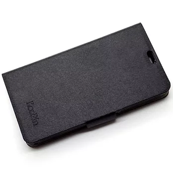 KooPin SONY Xperia L (S36h/C2105) 璀璨星光系列 立架式側掀皮套魔幻黑