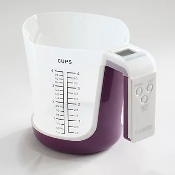 【CAMRY】多功能廚房電子料理秤(可做量杯)-紫色