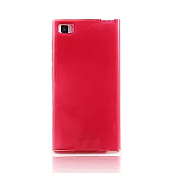 Lilycoco Xiaomi 小米手機3 Mi3 拉絲質感 軟膠保護殼紅色