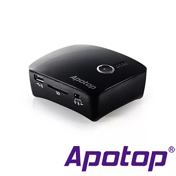 APOTOP DW23 Wi-Back up無線分享讀卡器+行動電源黑