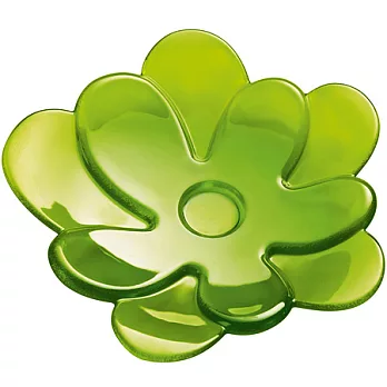 《KOZIOL》花朵盤杯蓋(透綠)