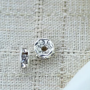 水鑽隔珠苗銀*2配件‧輕靈之森手工療癒系