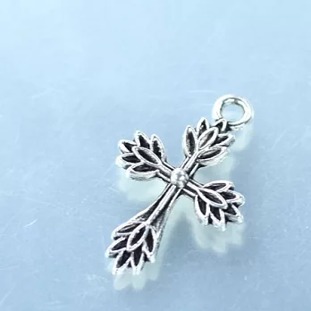 古典十字架苗銀配件‧輕靈之森手工療癒系