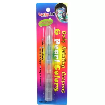 Lucky Art人體彩繪筆多節子彈型-珍珠光