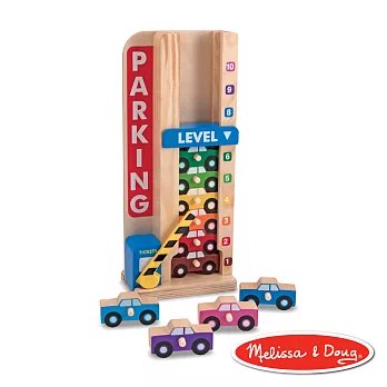 美國瑪莉莎 Melissa & Doug 木製堆疊停車庫