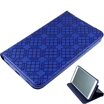 KooPin Samsung Galaxy Tab3 7.0 隱磁系列 超薄可立式側掀皮套伯爵藍