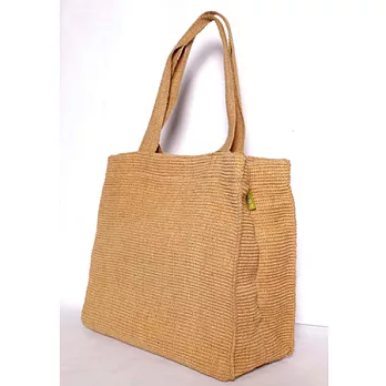【KK Jute Bag 潮麻包】隱藏奢華 肩揹/手提二用潮麻包