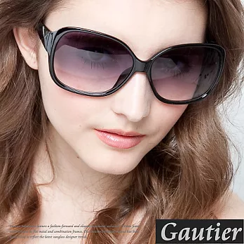 【Gautier】全智賢丰尚！小臉大框菱格太陽眼鏡-黑系