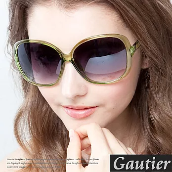 【Gautier】少女時代！提芬妮小臉大框太陽眼鏡-光感綠