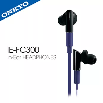 ONKYO IE-FC300(V)入耳耳塞式耳機(魅紫)