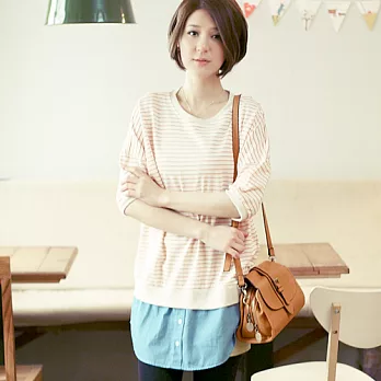 ROSE。韓國製 美人幸福絮語長版上衣 黑系