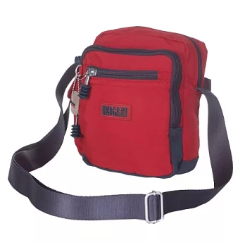 HEDGREN 中型多層收納手機側背包暗紅