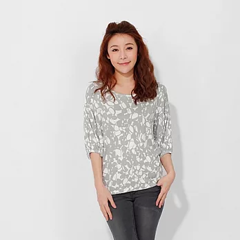 Pearl 寬袖上衣/中灰FREE中灰