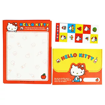 SANRIO HELLO KITTY迷你信組(蘋果)