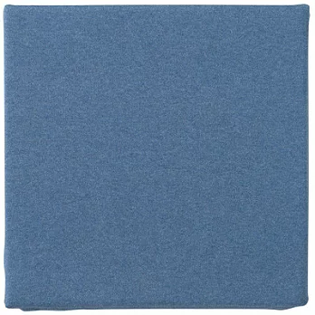 [MUJI 無印良品]低反發坐墊方形/混藍