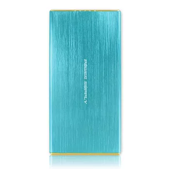 POWER SUPPLY 晶彩大蝴蝶 18000mAh鋁合金大容量行動電源(三洋電芯)藍色