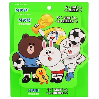 [N次貼] LINE FRIENDS世界盃總動員-可站立便條座 - 62039