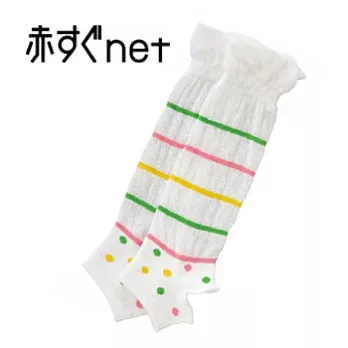 日本【Akasugu】可愛襪套-點點白