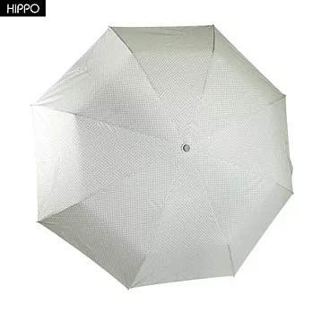 【HIPPO】56CM自動開收傘點點PG布(白)