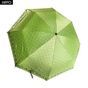 【HIPPO】55CM抗UV自動開收傘(清香草綠)清香草綠