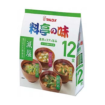 日本丸米料亭味噌湯(12食)-減鹽