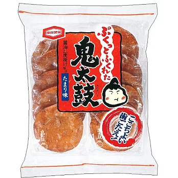 日本【龜田製果】鬼太鼓米果-醬油