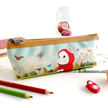 Jetoy,Choo choo 甜蜜貓好自在筆袋(ADD)_Red hood