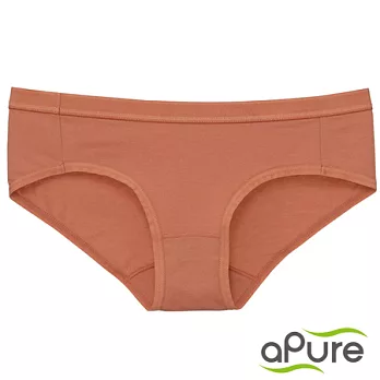 【Pure5.5酸鹼平衡褲】女三角內褲M復古橘