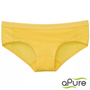 【Pure5.5酸鹼平衡褲】女三角內褲M淺鵝黃