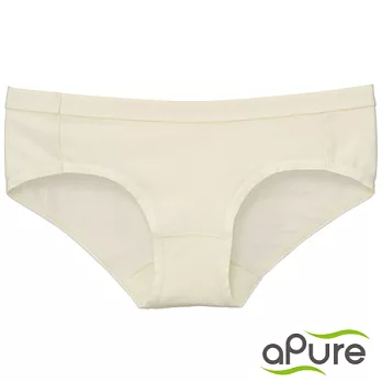 【Pure5.5酸鹼平衡褲】女三角內褲M淺米白