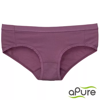 【Pure5.5酸鹼平衡褲】女三角內褲M豆沙紫