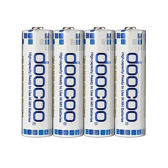 doocoo AA 2500mAh 高容低自放鎳氫電池(4入)