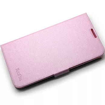 KooPin LG G Pro2 璀璨星光系列 立架式側掀皮套甜蜜粉