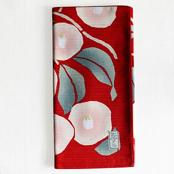 日本 むす美MUSUBI 竹久夢二 チーフ風呂敷 椿 紅