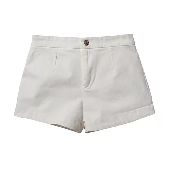 【CACO】CACO SURF．美式休閒．高腰彈力短褲(女)M白