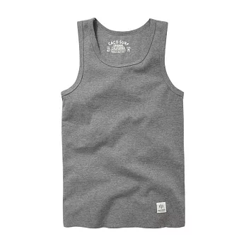 【CACO】CACO SURF．美式休閒．螺紋坦克背心(男)S麻灰