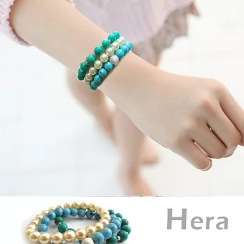 【Hera】赫拉 波西米亞風珍珠土耳其三件組手鍊