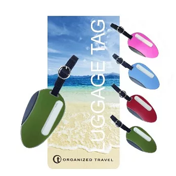 【OT 旅遊配件】海灘系列行李吊牌森林綠