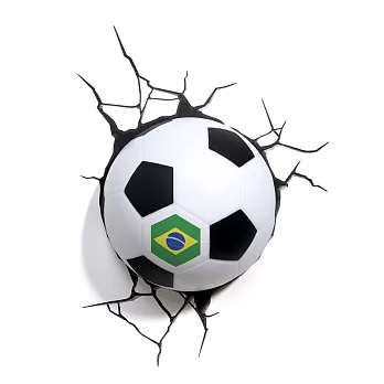 《3D立體造型燈》 運動系列 全球限量 巴西世足賽足球款---3D Light FX出品(加拿大原裝)